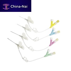 Vascular access cannula curved