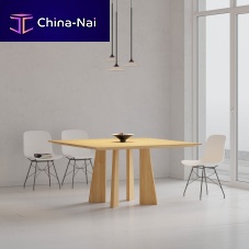 Contemporary table PYLON SQUAREcherrywoodsolid woodwalnut
