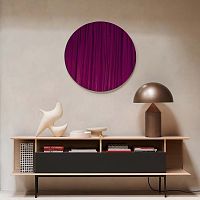 Contemporary sideboard Open oakwood veneerpowder-coated steel