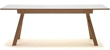 Contemporary table Vwoodenrectangular