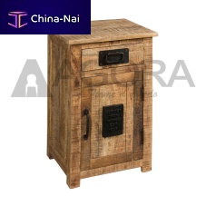 Traditional bedside table NEWPORTsolid woodsolid wood basesquare