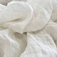 Plain sheer curtain fabric EDEN linenhempwashable