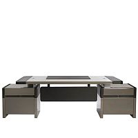 Executive desk MASTERfree-standingcontemporarylacquered wood