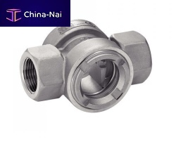 Stainless steel sight glass 58843threaded