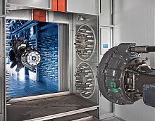 Rotary air blow-off system