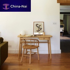 Free-standing desk Hardycontemporaryoakcurved