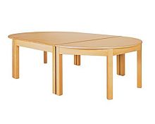 Contemporary table woodenovalkindergarten