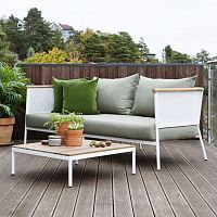 Contemporary sofa 410 106 RIADoutdoorSunbrella®gray