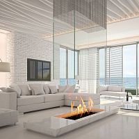 Contemporary coffee table marblemarble baserectangular