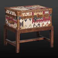 Contemporary side table BAU-WAT0037woodenrectangularwith storage compartment