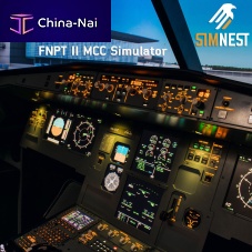 Flight simulator A32 FNPT II MCC Simulator aircrafttrainingcockpit