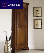 Corner wardrobe 555traditionalwoodenwith swing doors