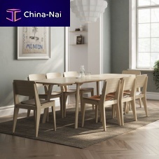 Contemporary dining table Elvowoodenwooden baserectangular