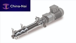 Progressive cavity pump HYLINEfor food productswith electric motorself-priming