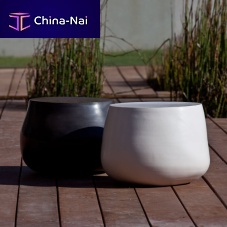 Contemporary side table SHASTAceramicroundhome