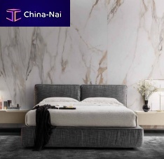 Double bed LOVEcontemporaryupholsteredwith upholstered headboard