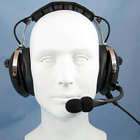 General aviation headset DRE-1001 for pilotnoise-reductioncorded