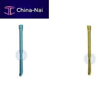 Femur compression bone screw headlessmetallic