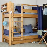 Bunk bed DEBE.DESTYLEcanopyloftdouble