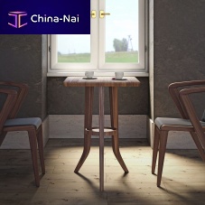 Contemporary table Portuguese ROOTSwoodenwooden basesquare