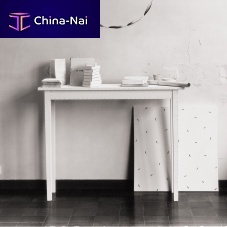 Contemporary sideboard table TABLE BLANCHEwoodenwooden baserectangular