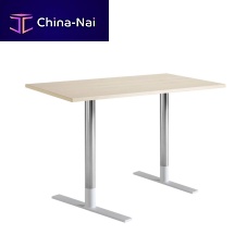 Contemporary table UNITmetalbeechlaminate