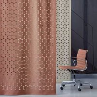 Curtain fabric CALVINO FORMA geometric patternTrevira CS®washable