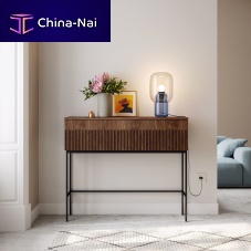 Contemporary sideboard table welcomelacquered MDFmelaminemetal base