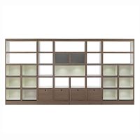 Contemporary shelf MAZI natural oaksucupirawith drawer