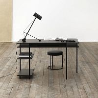 Contemporary secretary desk AERO Dlacquered woodMDFsteel