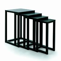 Contemporary nesting tables woodenwooden baserectangular