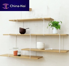 Wall-mounted shelf SETUP 2contemporaryashnatural oak