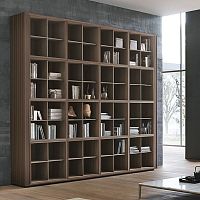 Free-standing bookcase Trattocontemporaryoaklacquered MDF
