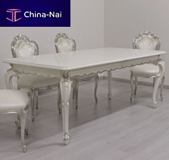 Louis XV style dining table PRINCESSmatte lacquered woodlacquered woodbeech