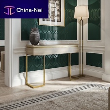 Contemporary sideboard table PRINCETON varnished woodmetalrectangular