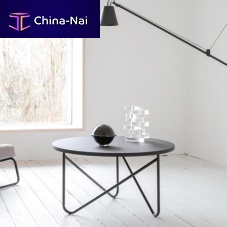 Contemporary coffee table VVVpolyethylenelinoleumpowder-coated steel base