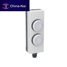 Control push-button switch illuminated