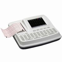 Resting electrocardiograph ECG-10066-channeldigitalwith printer
