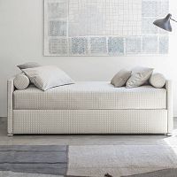 Pull-out bed Bisssinglecontemporaryupholstered
