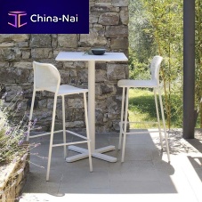 Contemporary high bar table Darwinsheet metalsteel baseround