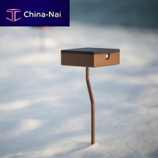 Floor-standing lamp TEEsteelstainless steelpainted metal