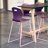 Standard highchair ARClabpolypropylenepowder-coated steel