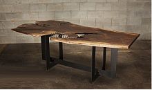 Original design table LIVE EDGEsteelmetal base