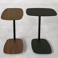 Contemporary side table MESETAoakwalnutFenix NTM®