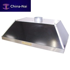 Ceiling-mounted extractor hood AC14for commercial kitchenductedconnected
