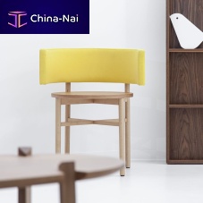 Contemporary chair DOT indoorfabricbeech base
