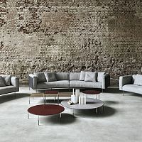 Contemporary coffee table ERA oakwalnutHPL