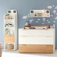 Contemporary chest of drawers MINIMOlacquered woodnatural oakrectangular