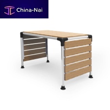 Contemporary table KAGP061aluminumaluminum baserectangular