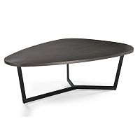 Contemporary table APOLOwood veneermetal base